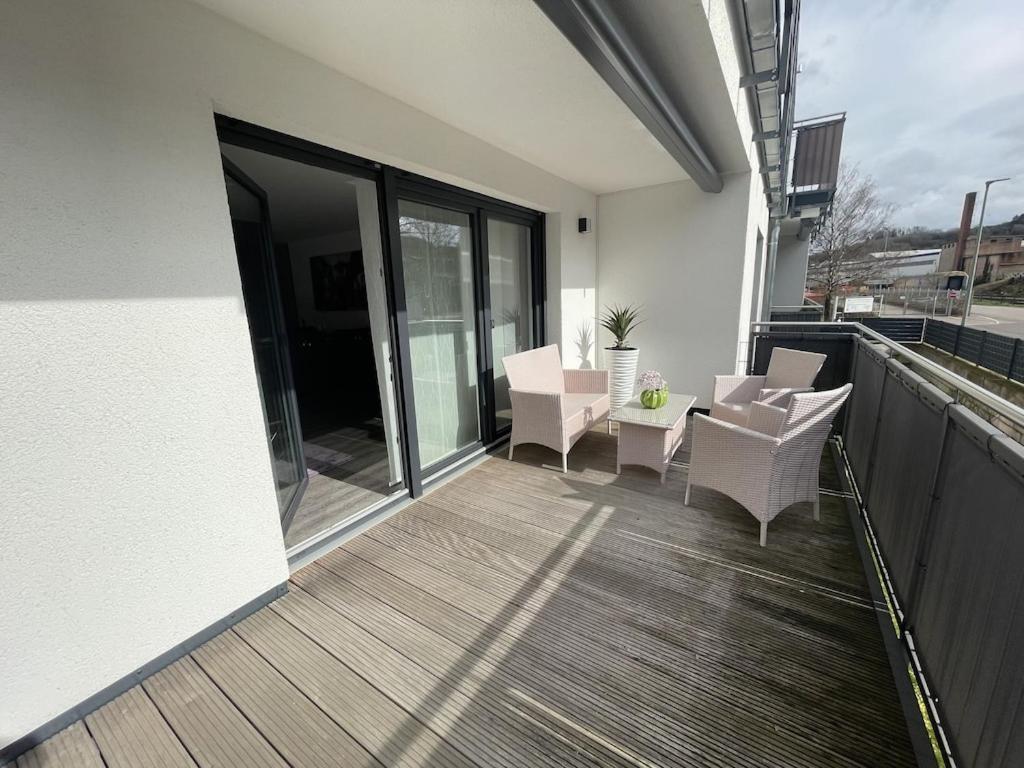 Exklusive Wohnung Zentral Mit Grossem Balkon Losheim Ngoại thất bức ảnh
